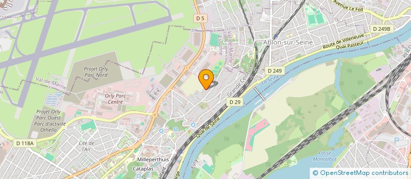 localisation de l'entreprise 913 229 480 à ATHIS-MONS
