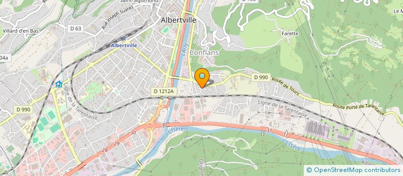 localisation de l'entreprise 913 250 007   ALBERTVILLE