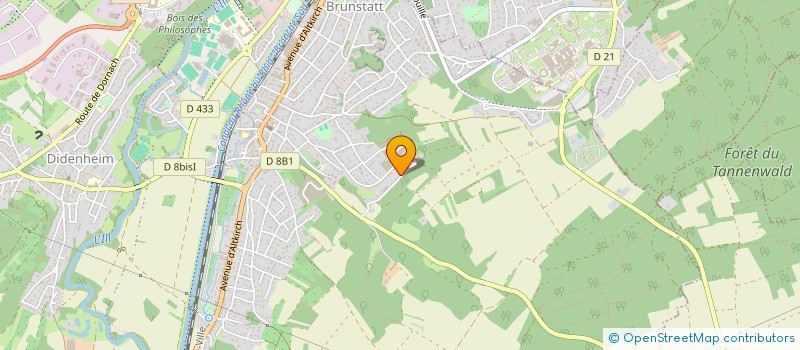 localisation de l'entreprise 913 305 322   BRUNSTATT-DIDENHEIM