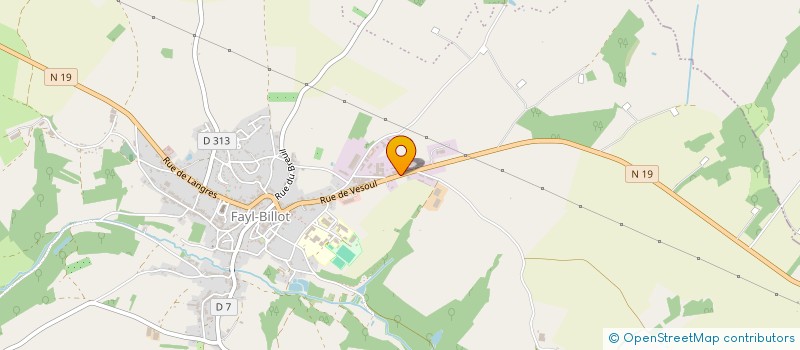 localisation de l'entreprise 913 309 829 à FAYL-BILLOT