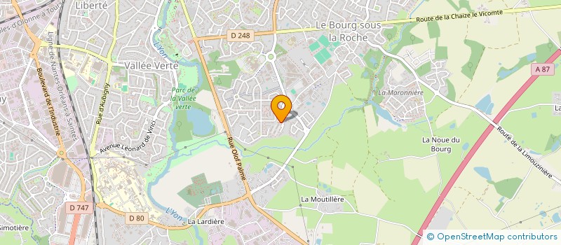 localisation de l'entreprise 913 313 458   SAINT-PHILBERT-DE-BOUAINE