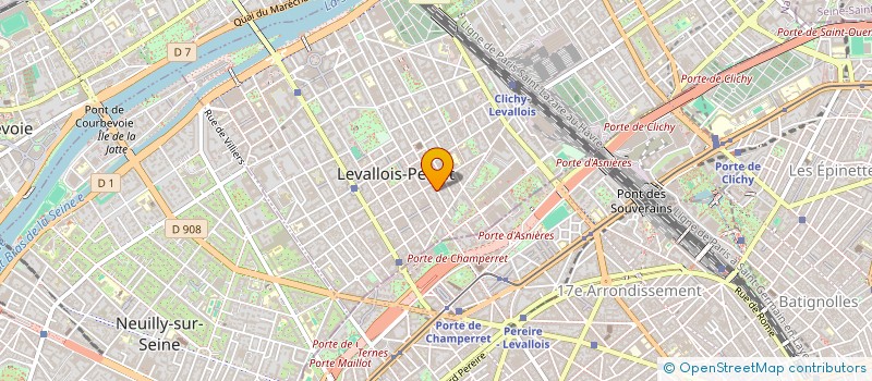 localisation de l'entreprise 913 334 785  à LEVALLOIS-PERRET
