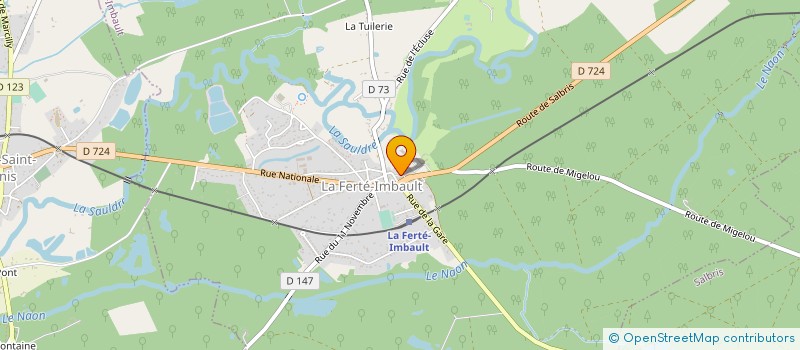 localisation de l'entreprise 913 366 837   LA FERTE-IMBAULT