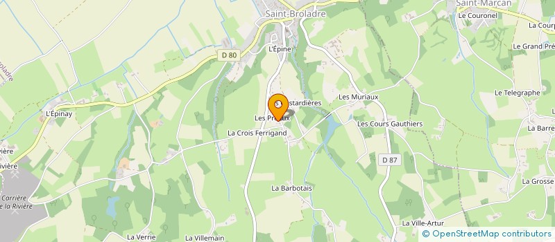 localisation de l'entreprise 913 376 042 à LES SORINIERES