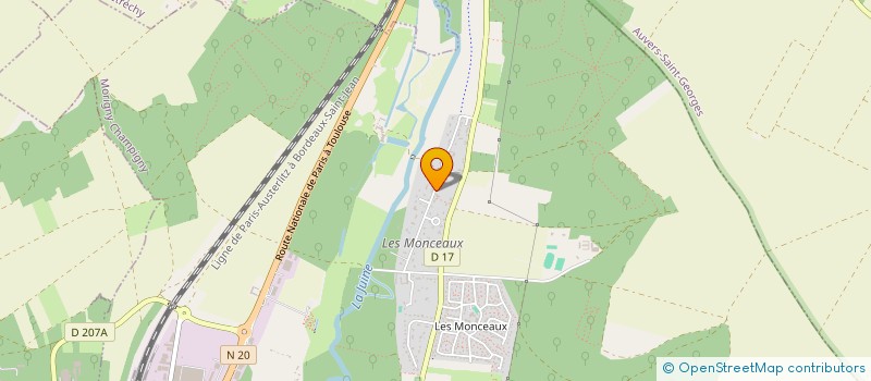 localisation de l'entreprise 913 384 152   MORIGNY-CHAMPIGNY