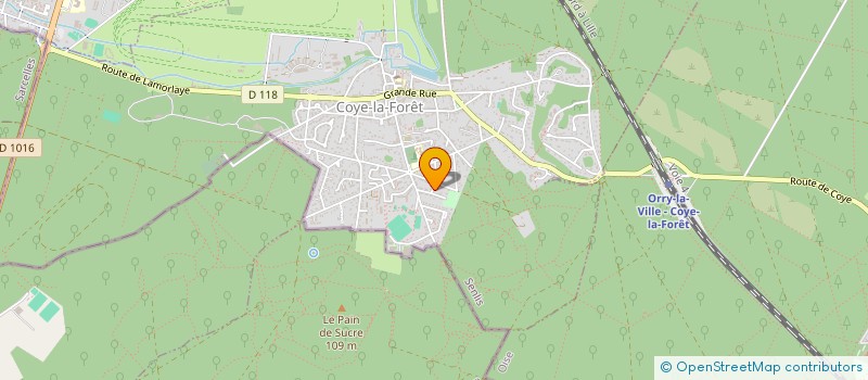 localisation de l'entreprise 913 393 831   COYE-LA-FORET