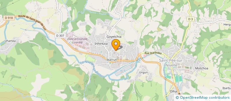 localisation de l'entreprise 913 400 362   SAINT-PEE-SUR-NIVELLE