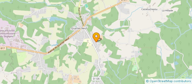 localisation de l'entreprise 913 400 479   CIBOURE