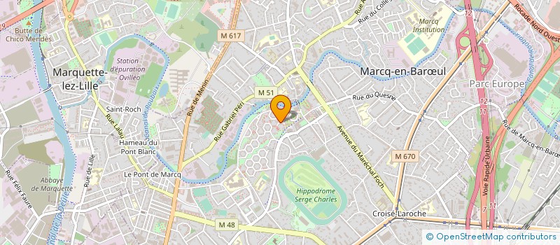 localisation de l'entreprise 913 403 333  à MARCQ-EN-BARŒUL