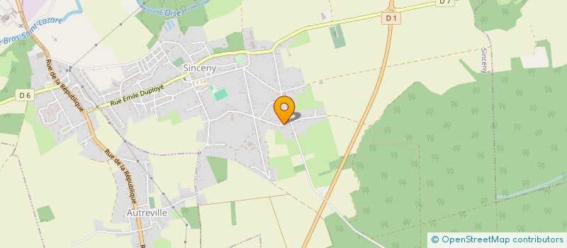 localisation de l'entreprise 913 405 007   SINCENY