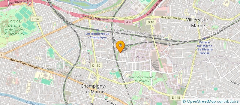 localisation de l'entreprise 913 405 692  à CHAMPIGNY-SUR-MARNE