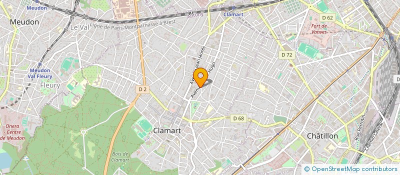 localisation de l'entreprise 913 425 344 à CLAMART