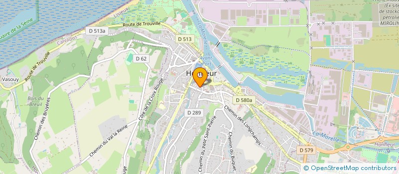 localisation de l'entreprise 913 449 559  à HONFLEUR