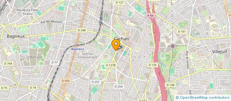 localisation de l'entreprise 913 453 965 à CACHAN