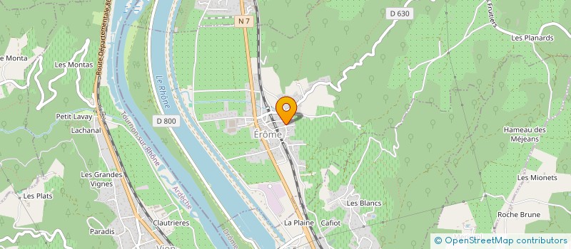 localisation de l'entreprise 913 508 503   EROME