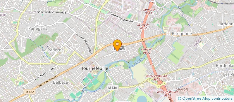 localisation de l'entreprise 913 526 307   TOURNEFEUILLE