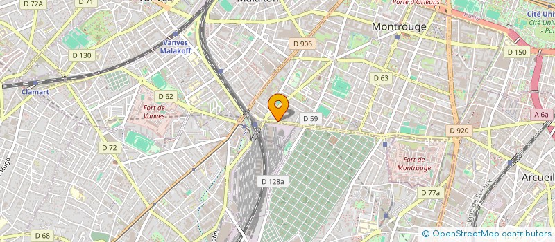 localisation de l'entreprise 913 533 659 à MONTROUGE