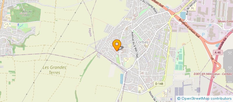 localisation de l'entreprise 913 535 613  à CORBAS