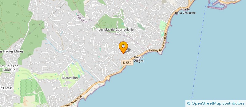 localisation de l'entreprise 913 563 201   GRIMAUD