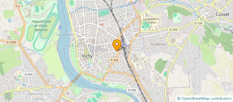 localisation de l'entreprise 913 571 360 à VICHY