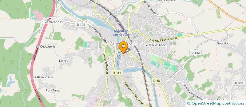localisation de l'entreprise 913 607 339 à ARGENTON-SUR-CREUSE