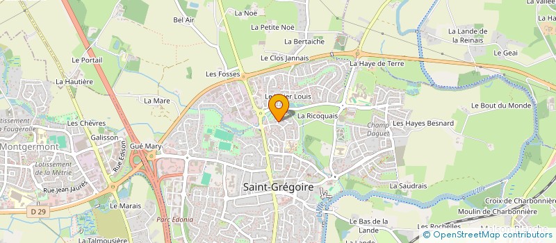 localisation de l'entreprise 913 615 027   LA MEZIERE