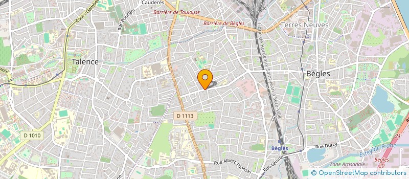 localisation de l'entreprise 913 617 700  à BEGLES