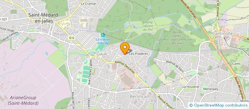 localisation de l'entreprise 913 617 775   SAINT-MEDARD-EN-JALLES