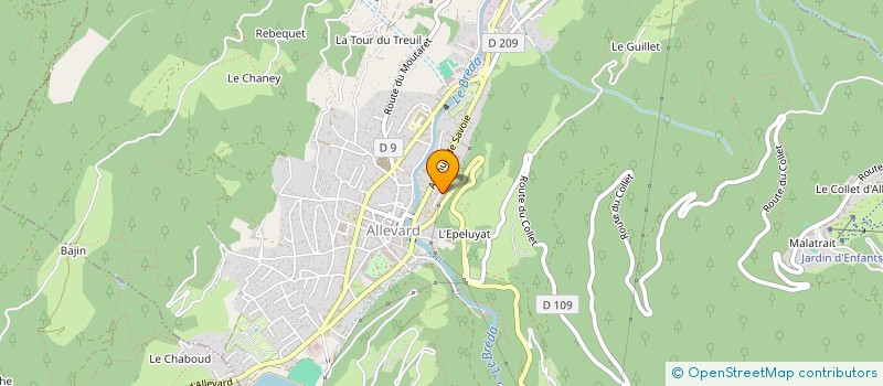 localisation de l'entreprise 913 619 821   ALLEVARD