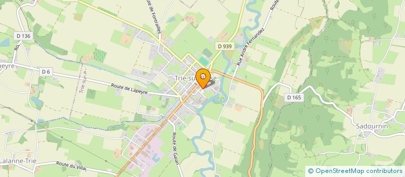 localisation de l'entreprise 913 622 148   TRIE-SUR-BAISE