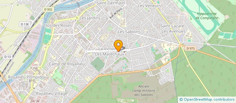 localisation de l'entreprise 913 655 270   COMPIEGNE