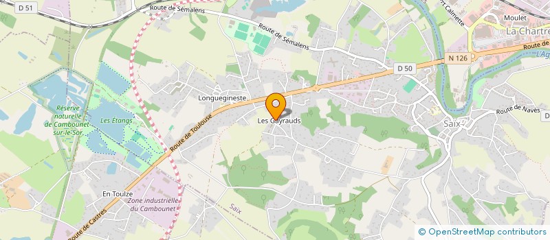 localisation de l'entreprise 913 666 533   SAIX