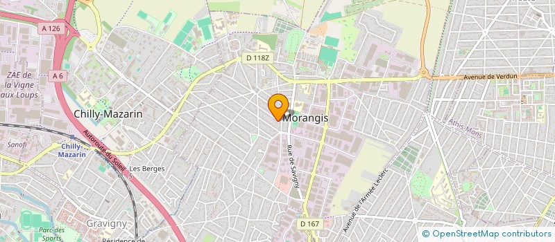 localisation de l'entreprise 913 671 749 à MORANGIS