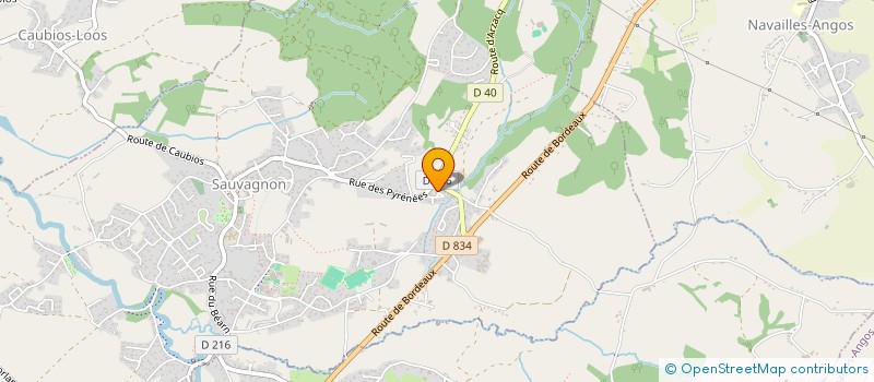 localisation de l'entreprise 913 680 989   SAUVAGNON