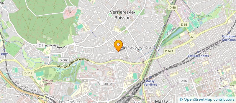 localisation de l'entreprise 913 682 225 à VERRIERES-LE-BUISSON