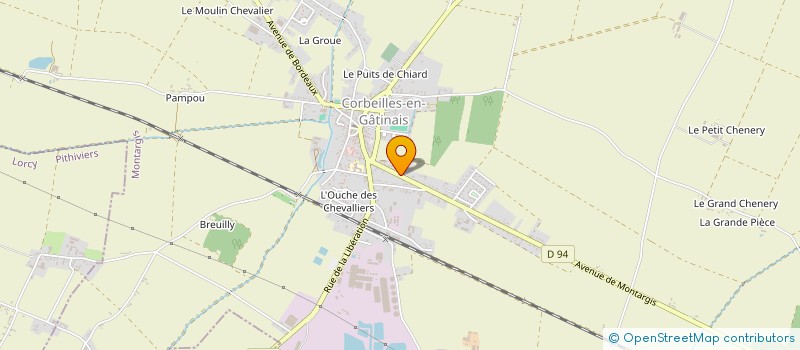 localisation de l'entreprise 913 683 900   BORDEAUX-EN-GATINAIS