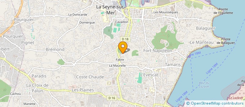 localisation de l'entreprise 913 692 810 à LA SEYNE-SUR-MER