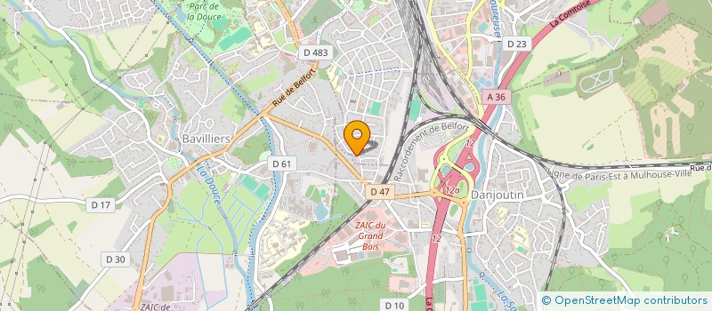 localisation de l'entreprise 913 702 775   BELFORT