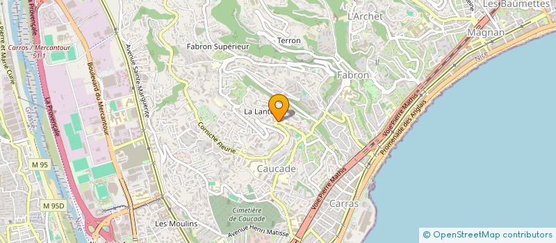 localisation de l'entreprise 913 711 735 à NICE