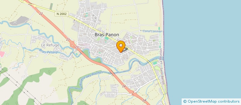 localisation de l'entreprise 913 741 427   BRAS-PANON