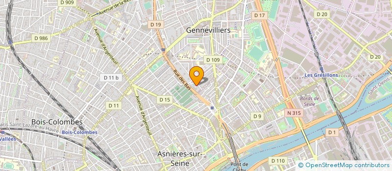 localisation de l'entreprise 913 761 722 à GENNEVILLIERS