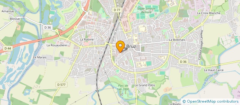 localisation de l'entreprise 913 772 752   BRUZ