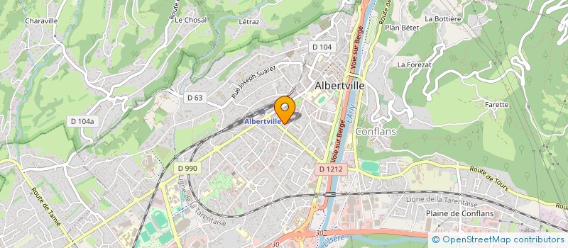 localisation de l'entreprise 913 895 611   ALBERTVILLE