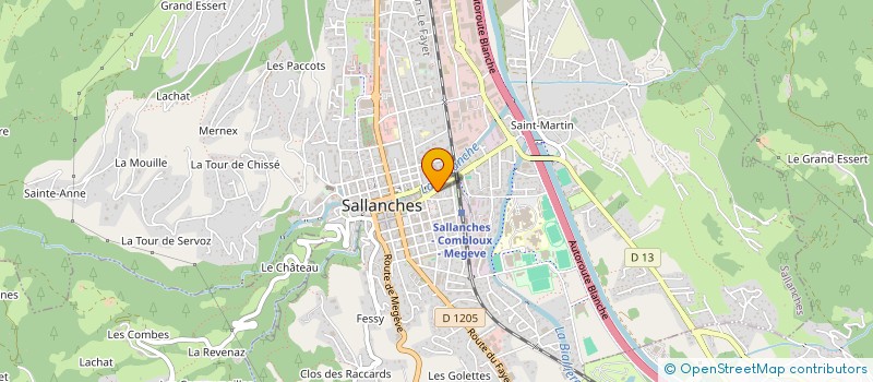 localisation de l'entreprise 913 898 946   LES HOUCHES