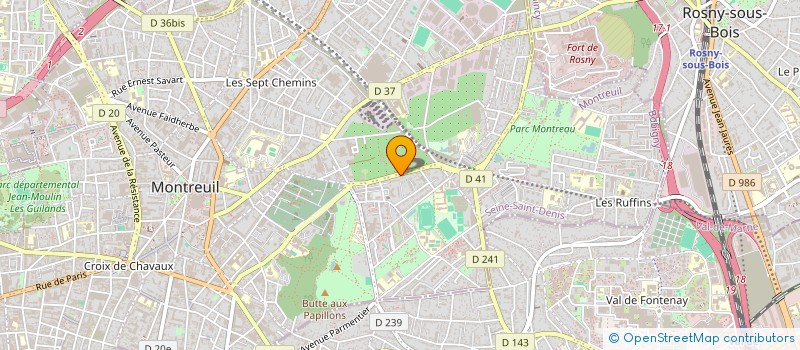 localisation de l'entreprise 913 912 341 à MONTREUIL