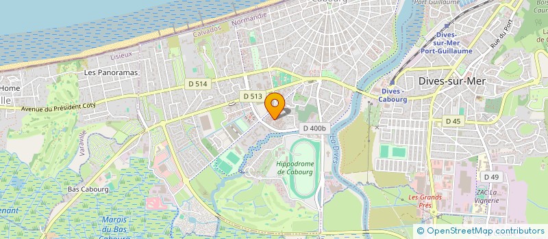 localisation de l'entreprise 913 915 500   CABOURG