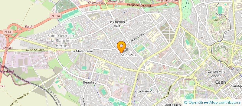 localisation de l'entreprise 913 919 536  à CAEN