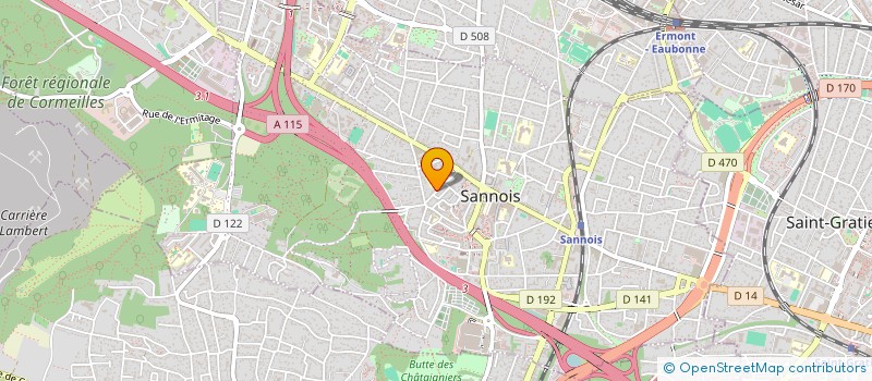 localisation de l'entreprise 913 934 055   SANNOIS