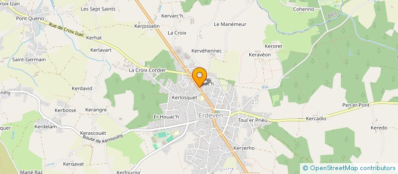 localisation de l'entreprise 913 934 675   ERDEVEN