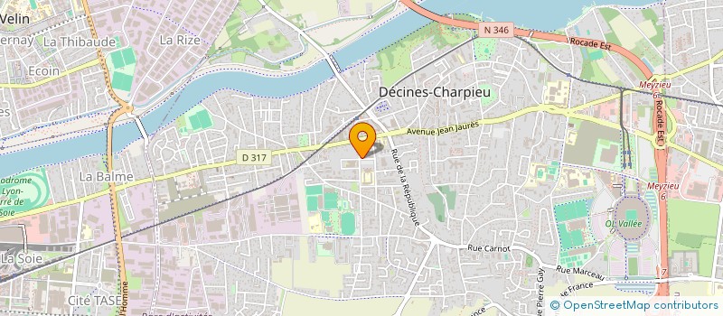 localisation de l'entreprise 913 944 757   DECINES-CHARPIEU